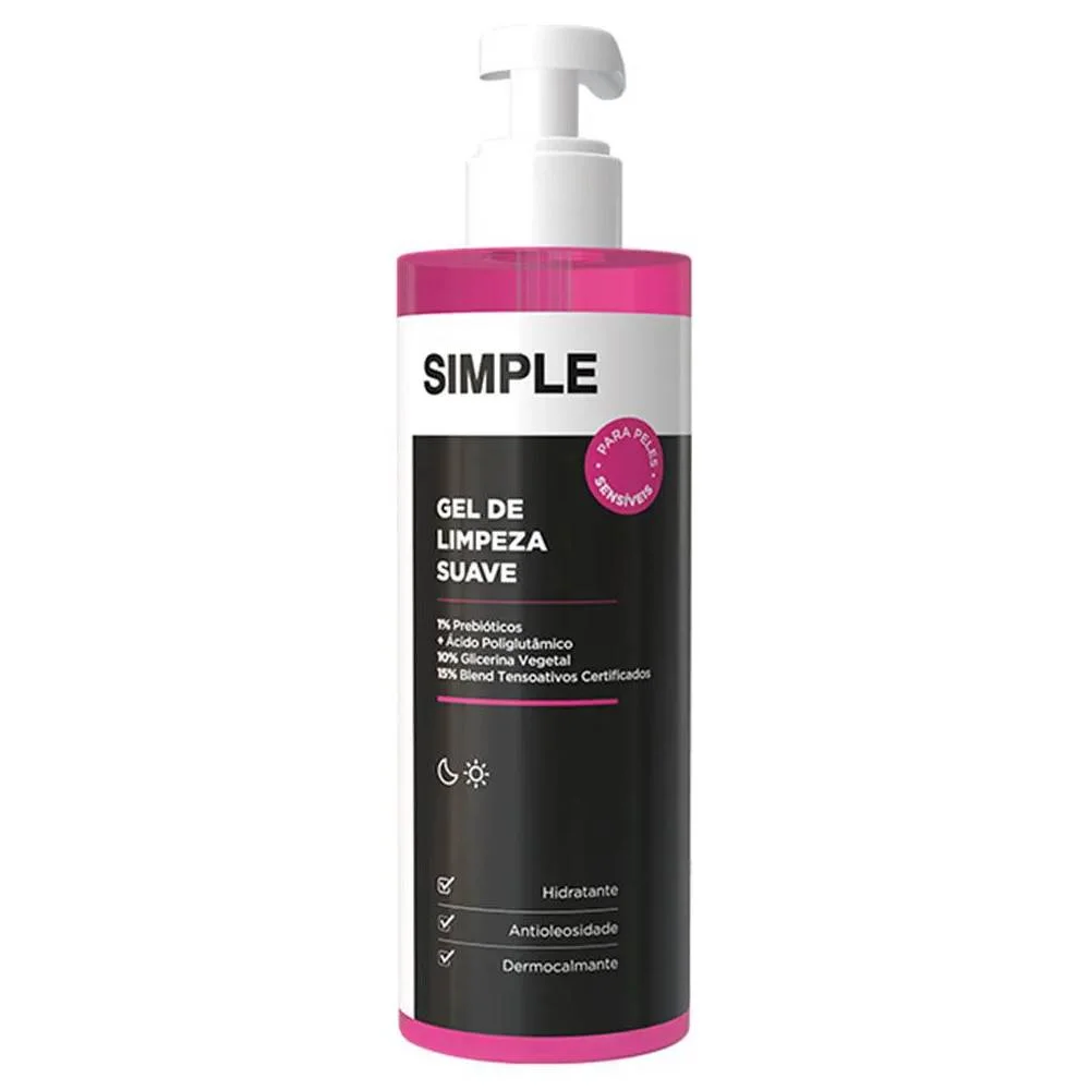 Gel De Limpeza Facial Simple Suave 350g