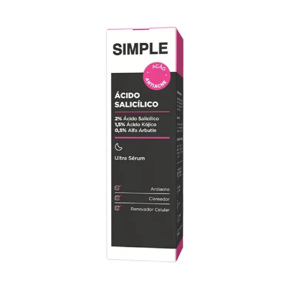 Sérum Facial Simple Ácido Salicílico 30ml