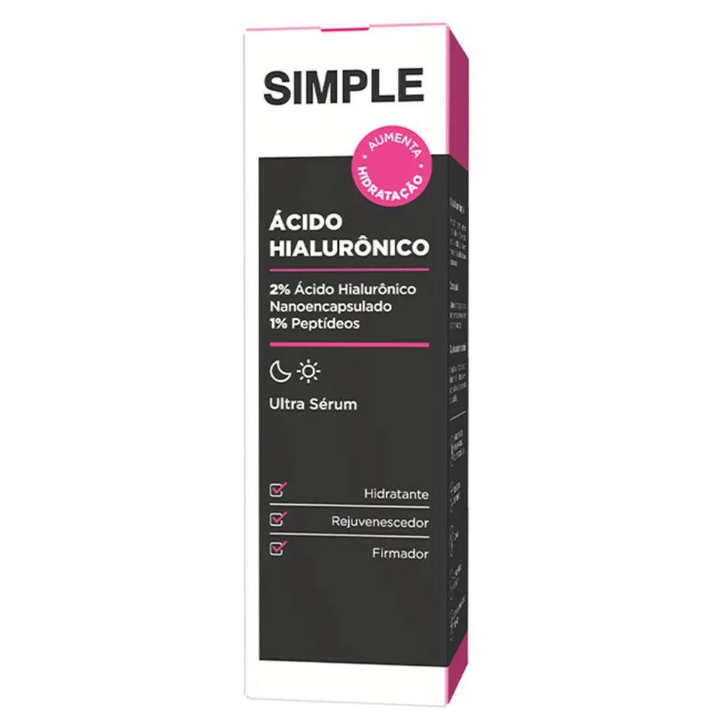 Sérum Facial Simple Ácido Hialurônico 30ml