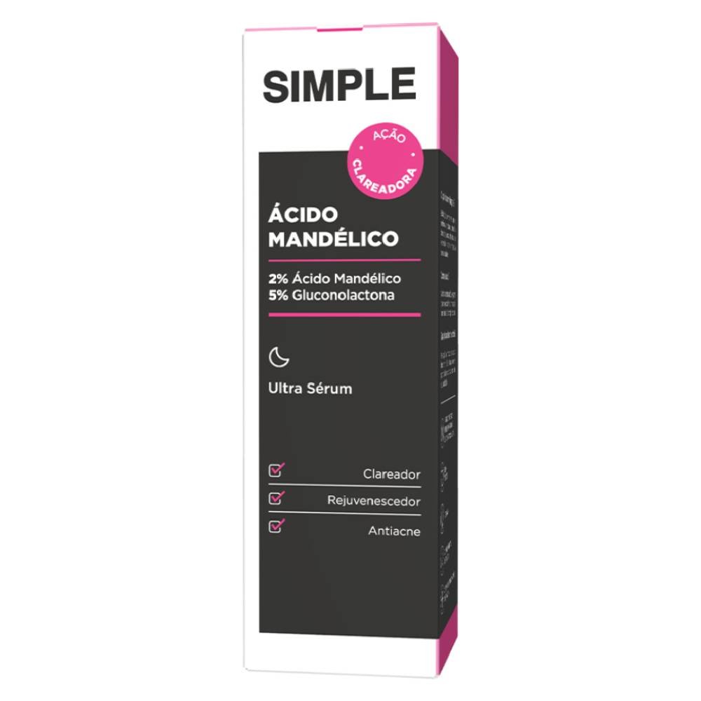 Sérum Facial Simple Ácido Mandélico 30ml