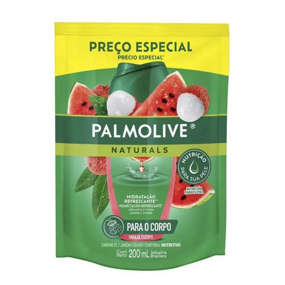 Sabonete Líquido Palmolive Naturals Melancia E Lichia Refil 200ml