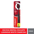 KIT ESCOVA DENTAL COLGATE LUMINOUS WHITE 2 UNIDADES