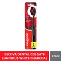 KIT ESCOVA DENTAL COLGATE LUMINOUS WHITE 2 UNIDADES