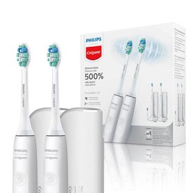 KIT ESCOVA DENTAL ELÉTRICA PHILIPS COLGATE SERIES 35 2 UNIDADES