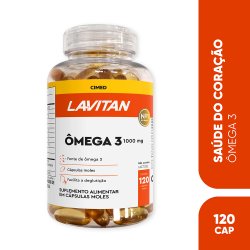 Lavitan Ômega 3 Com 120 Cápsulas Gelatinosas
