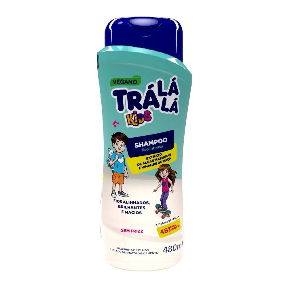Shampoo Trá Lá Lá Kids Liso Intenso 480ml