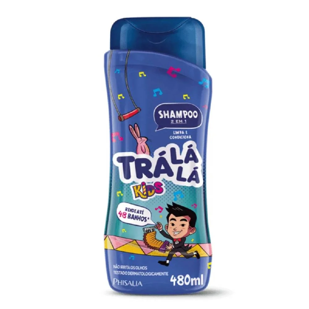 Shampoo Trá Lá Lá Kids 2 Em 1 480ml