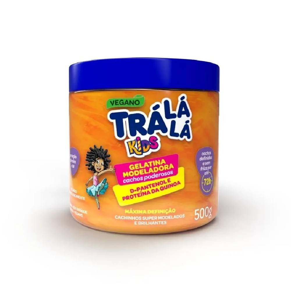 Gelatina Modeladora Capilar Trá Lá Lá Kids Cachos Poderosos 500g