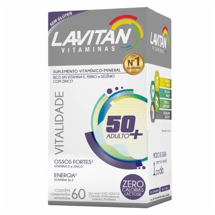 LAVITAN VITALIDADE COM 60 COMPRIMIDOS REVESTIDOS
