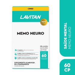 Suplemento Alimentar Lavitan Memo Neuro Com 60 Comprimidos