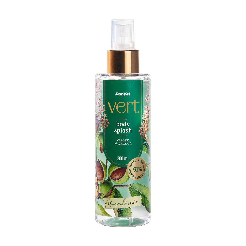 Body Splash Desodorante Corporal Macadamia Panvel Vert26 200ml