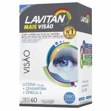 LAVITAN MAIS VISÃO 60 CÁPSULAS GELATINOSAS