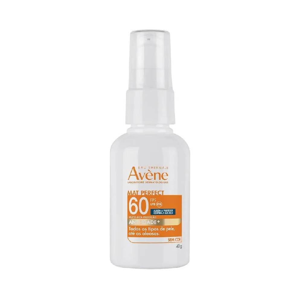 Protetor Solar Facial Avène Mat Perfect Anti-idade Fps60 Sem Cor 40g