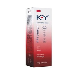LUBRIFICANTE ÍNTIMO K-Y NATURALS MORANGO 50G