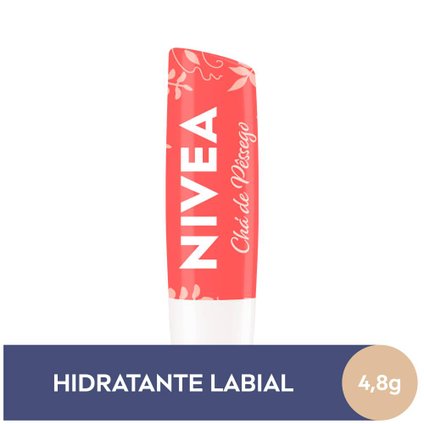 HIDRATANTE LABIAL NIVEA BRIDGERTON CHÁ DE PÊSSEGO 4,8G