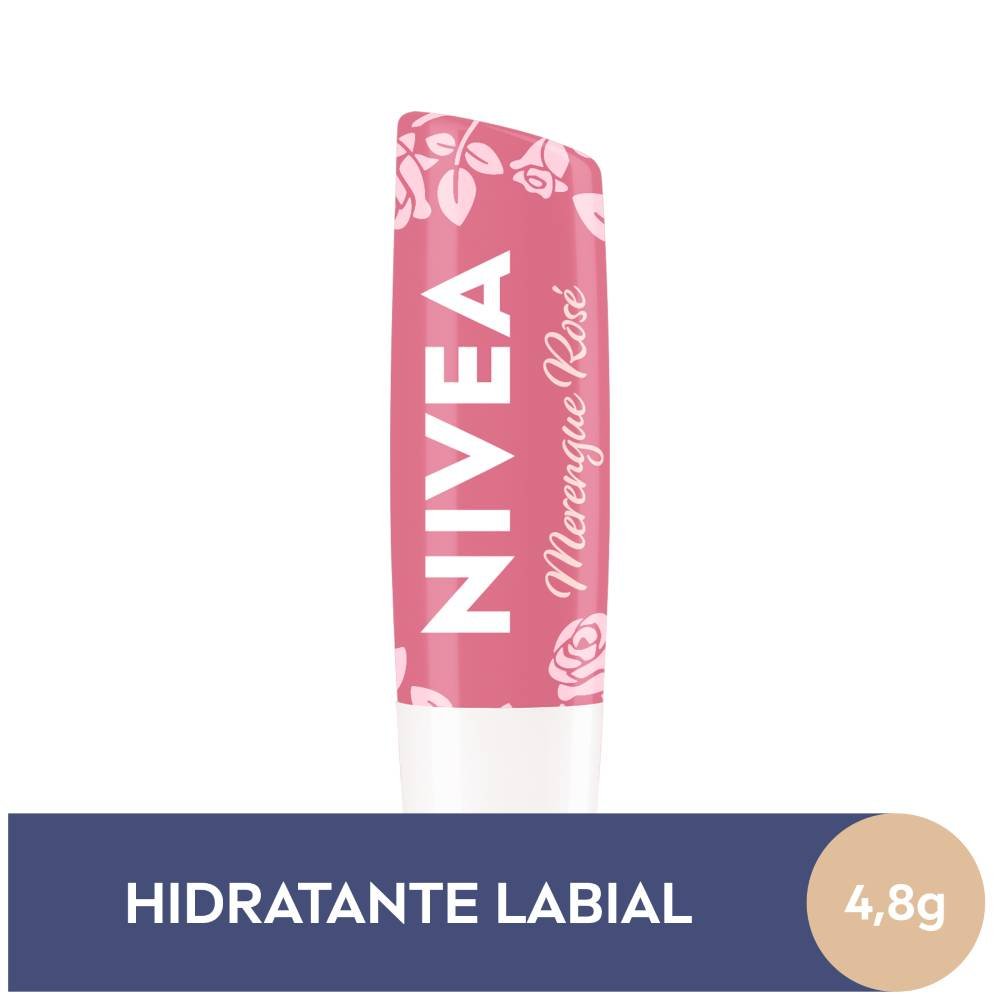 Hidratante Labial Nivea Bridgerton Merengue Rosé 4,8g