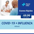 Exame Rápido Covid-19 + Influenza (Gripe) Abbott