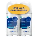 KIT DESODORANTE ROLL-ON NIVEA DERMA CONTROL DEFENDE 2 UNIDADES 50ML CADA