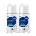 KIT DESODORANTE ROLL-ON NIVEA DERMA CONTROL DEFENDE 2 UNIDADES 50ML CADA