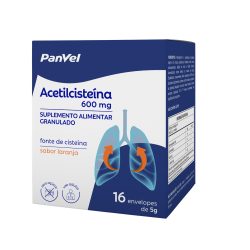 Acetilcisteína 600mg Panvel 16 Envelopes De 5g