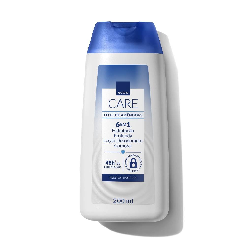 Loção Hidratante Corporal Avon Care Leite De Amêndoas 200ml