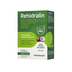 Reidratante Rehidralin 4 Envelopes De 28g Sabor Água De Coco