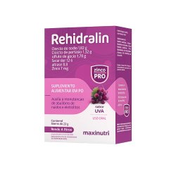 Reidratante Rehidralin 4 Envelopes De 28g Sabor Uva