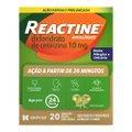 REACTINE 10MG 20 CÁPSULAS