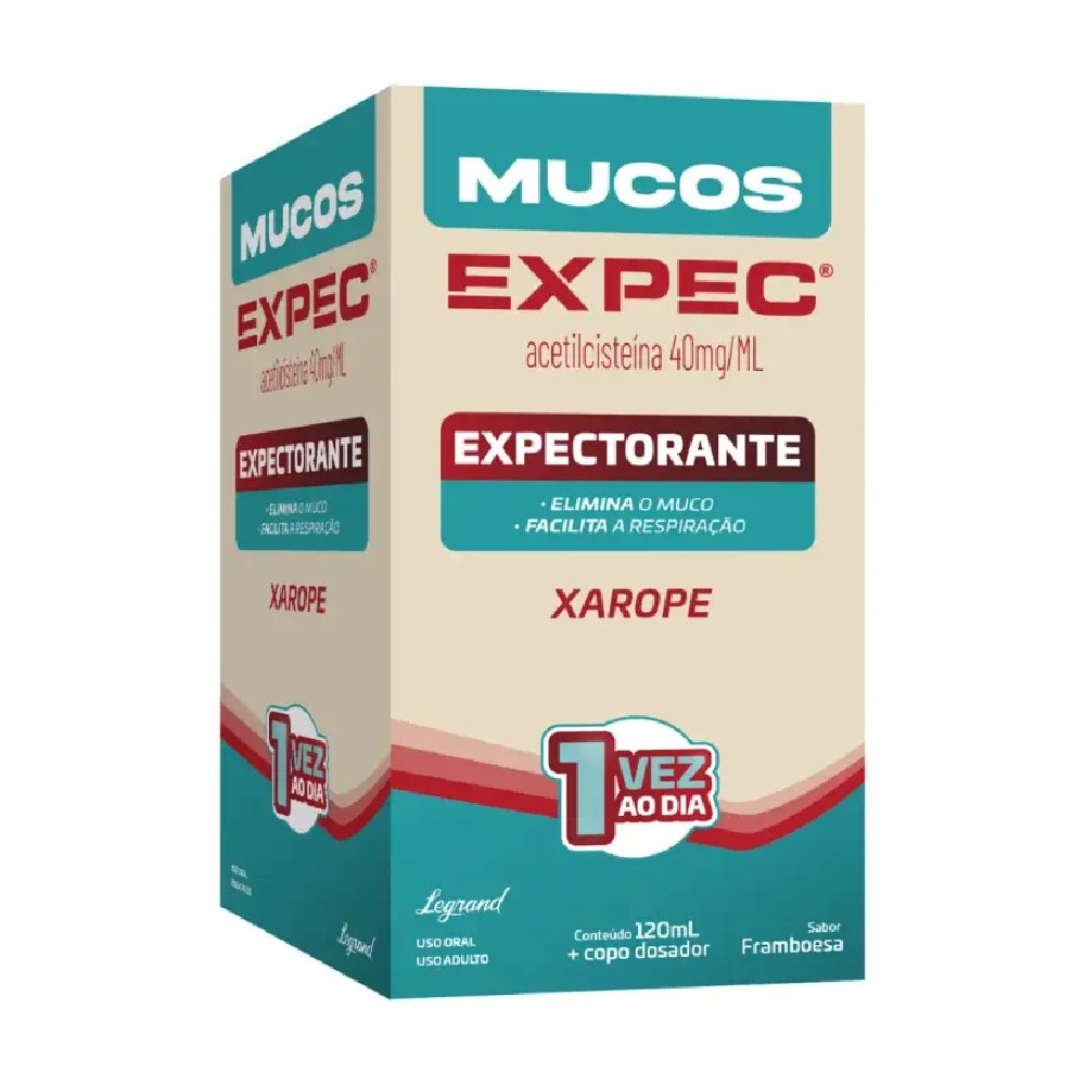 Mucos Expec 40mg/ml Xarope 120ml Legrand