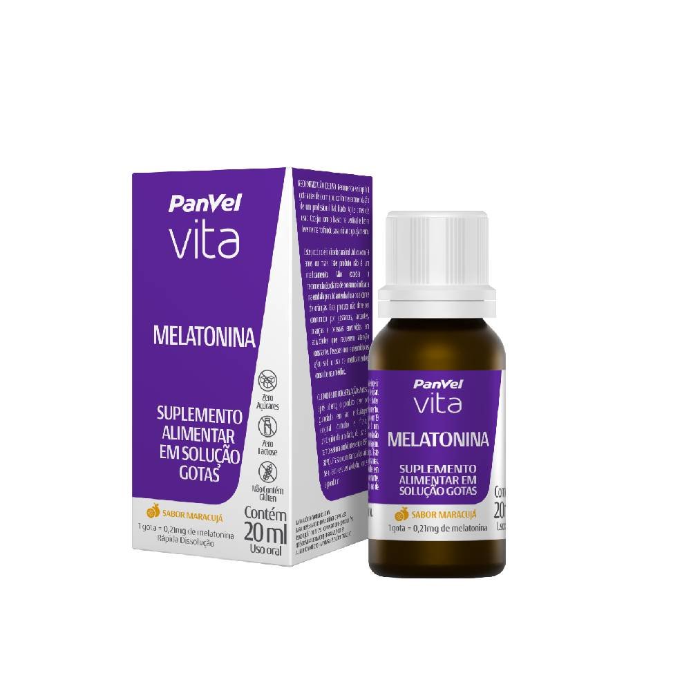 Melatonina Maracuja Panvel Vita 0,21mg 20ml