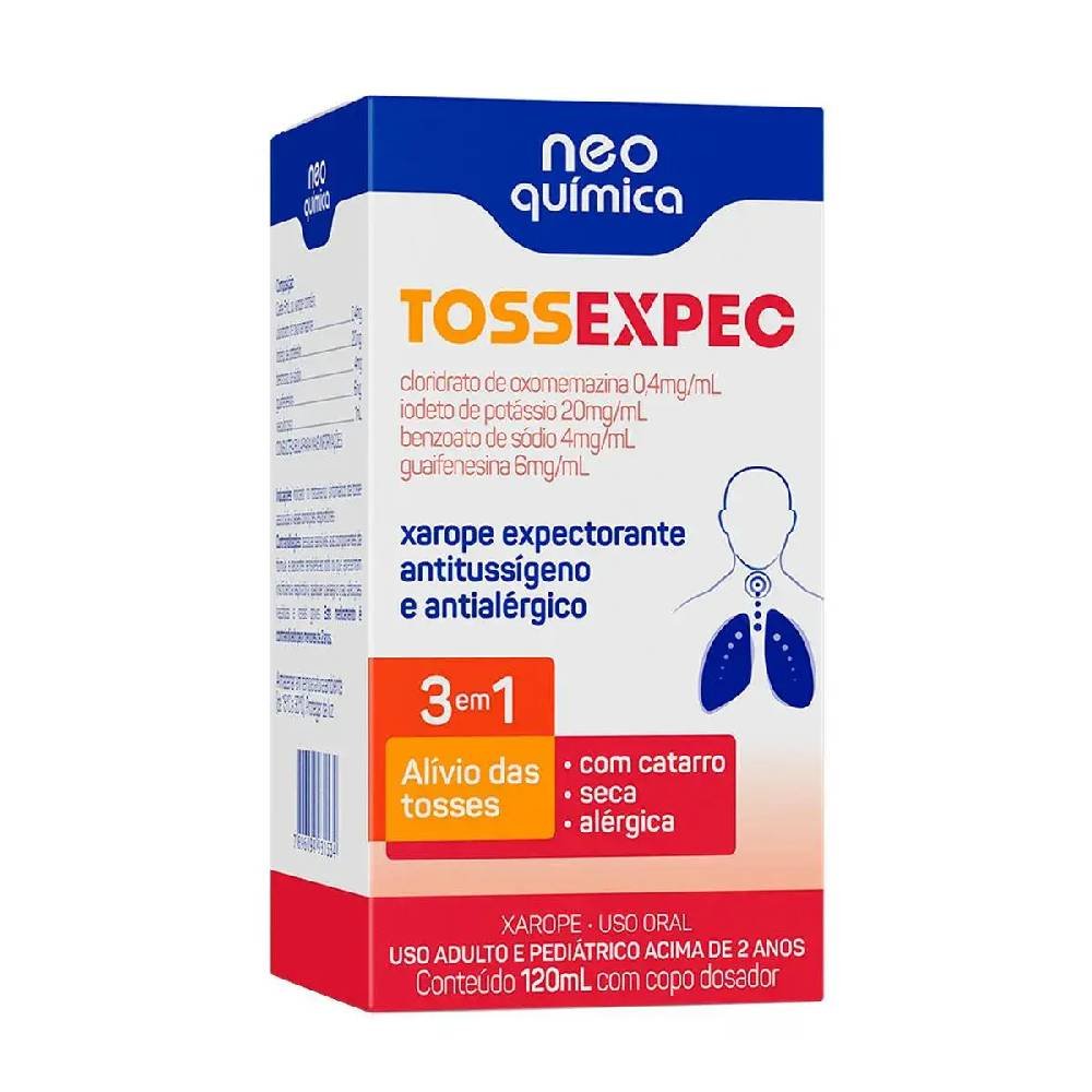 Tossexpec 3 Em 1 120ml Neo Química