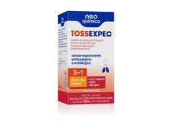 Tossexpec 3 Em 1 Oxomemazina + Iodeto De Potássio + Benzoato De Sódio + Guaifenesina Xarope 120ml