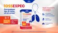 TOSSEXPEC 3 EM 1 OXOMEMAZINA + IODETO DE POTÁSSIO + BENZOATO DE SÓDIO + GUAIFENESINA XAROPE 120ML