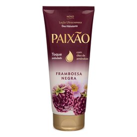 LOÇÃO HIDRATANTE PAIXÃO FRAMBOESA NEGRA COM HIBISCO ULTRACREMOSO AÇÃO DESODORANTE 200ML