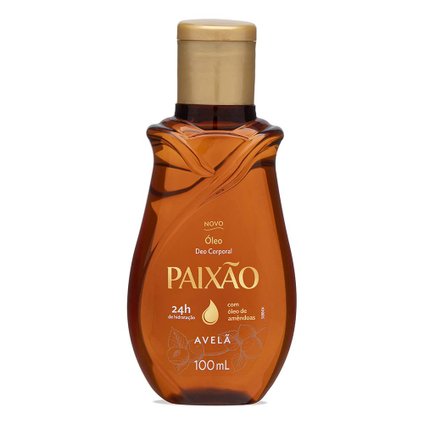 ÓLEO CORPORAL PAIXÃO AMÊNDOAS COM AVELÃ 100ML