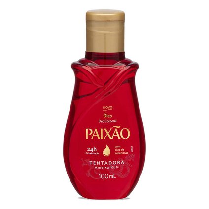 ÓLEO CORPORAL DE AMÊNDOAS PAIXÃO TENTADORA AÇÃO DESODORANTE 100ML