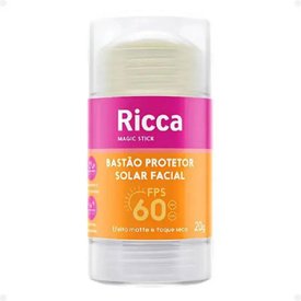 BASTÃO FACIAL RICCA PROTETOR SOLAR FPS60 20G