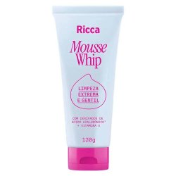 Sabonete Espumado Facial Ricca Mousse Whip 120g