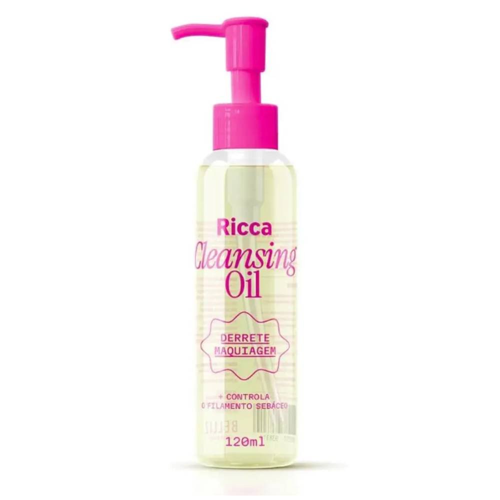 Óleo De Limpeza Facial Ricca Cleansing Oil 120ml