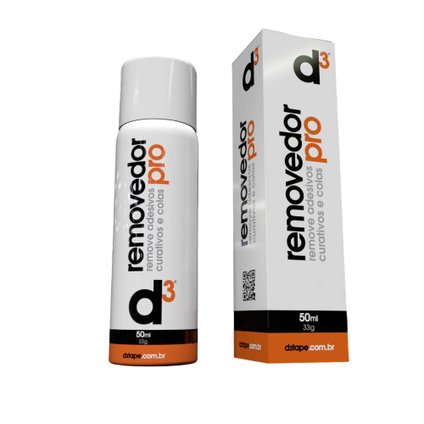 SPRAY REMOVEDOR DE CURATIVOS, ADESIVOS E TAPE PRÓ D3 TAPE 50ML