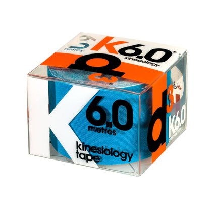 BANDAGEM ADESIVA ELÁSTICA KINESIO AZUL 6 METROS