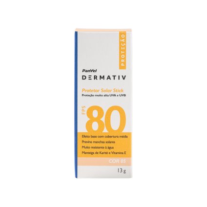 PROTETOR SOLAR FPS80 PANVEL DERMATIV 13G COR05