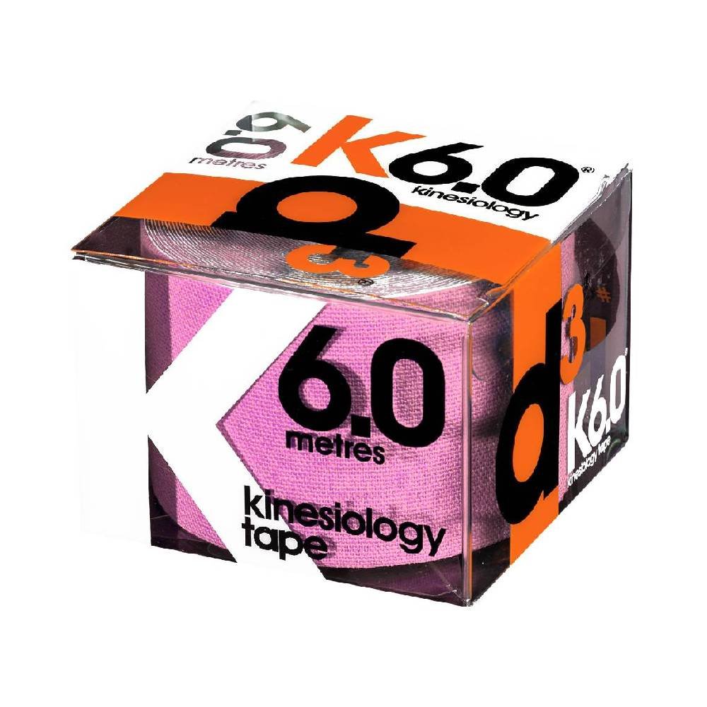 Bandagem Adesiva Elástica Kinesio Rosa  6 Metros