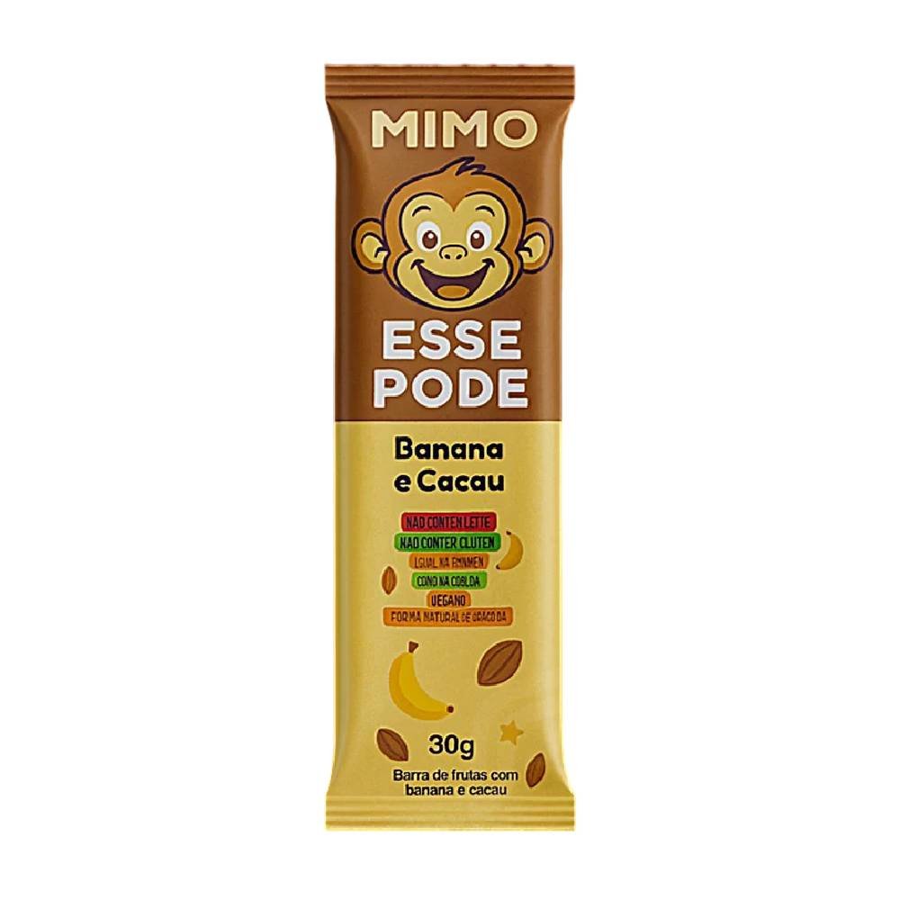 Barra De Frutas Mimo Banana E Cacau 30g