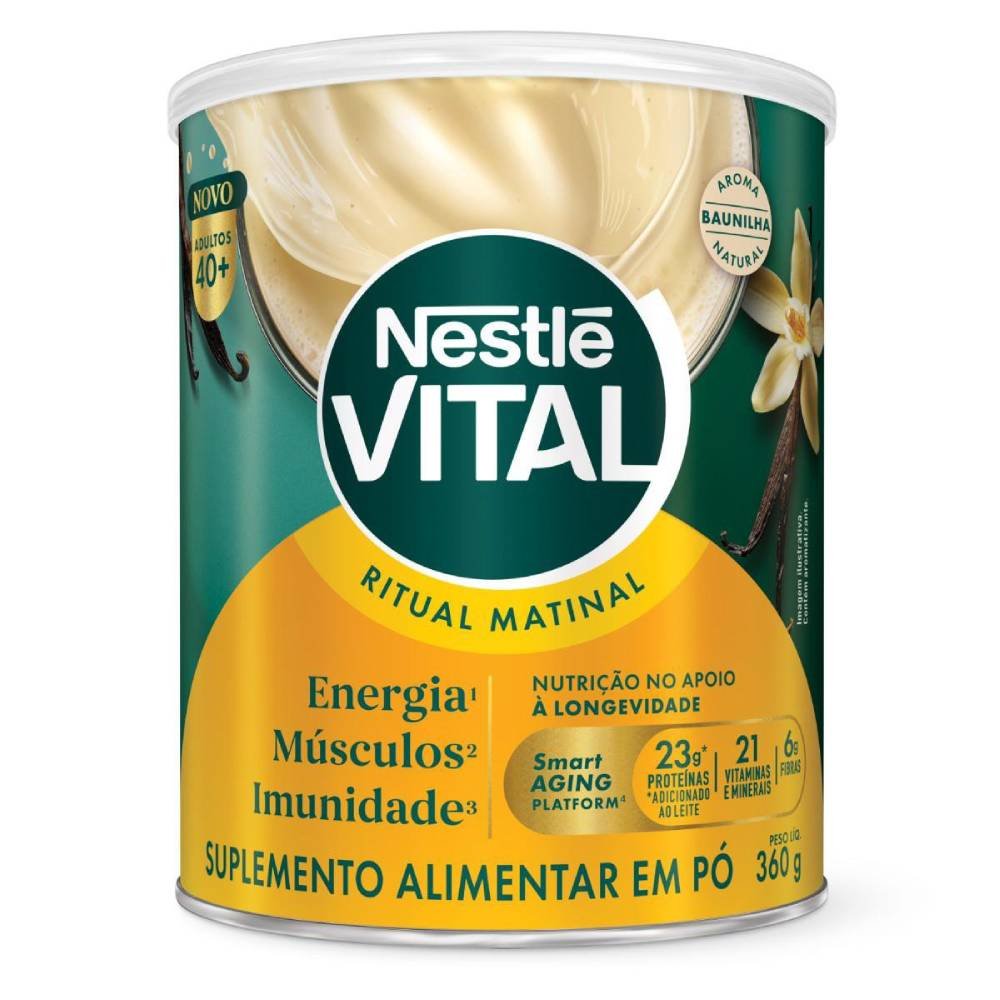 Suplemento Alimentar Nestle Vital Baunilha 360g