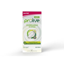 PROLIVE 55 MG 6 CAPSULAS