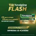 NOVALGINA FLASH PARA DOR DE CABEÇA DIPIRONA 1G + CAFEÍNA 130MG 8 COMPRIMIDOS