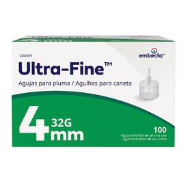 AGULHA PARA CANETA ULTRA-FINE 4MM CAIXA C/ 100UND
