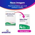 AGULHA PARA CANETA BD ULTRA-FINE 4MM 10 UNIDADES