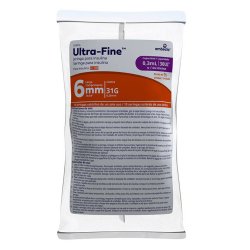 Seringa Para Insulina Ultra-fine 6mm 30ui Bag C/ 10 Und